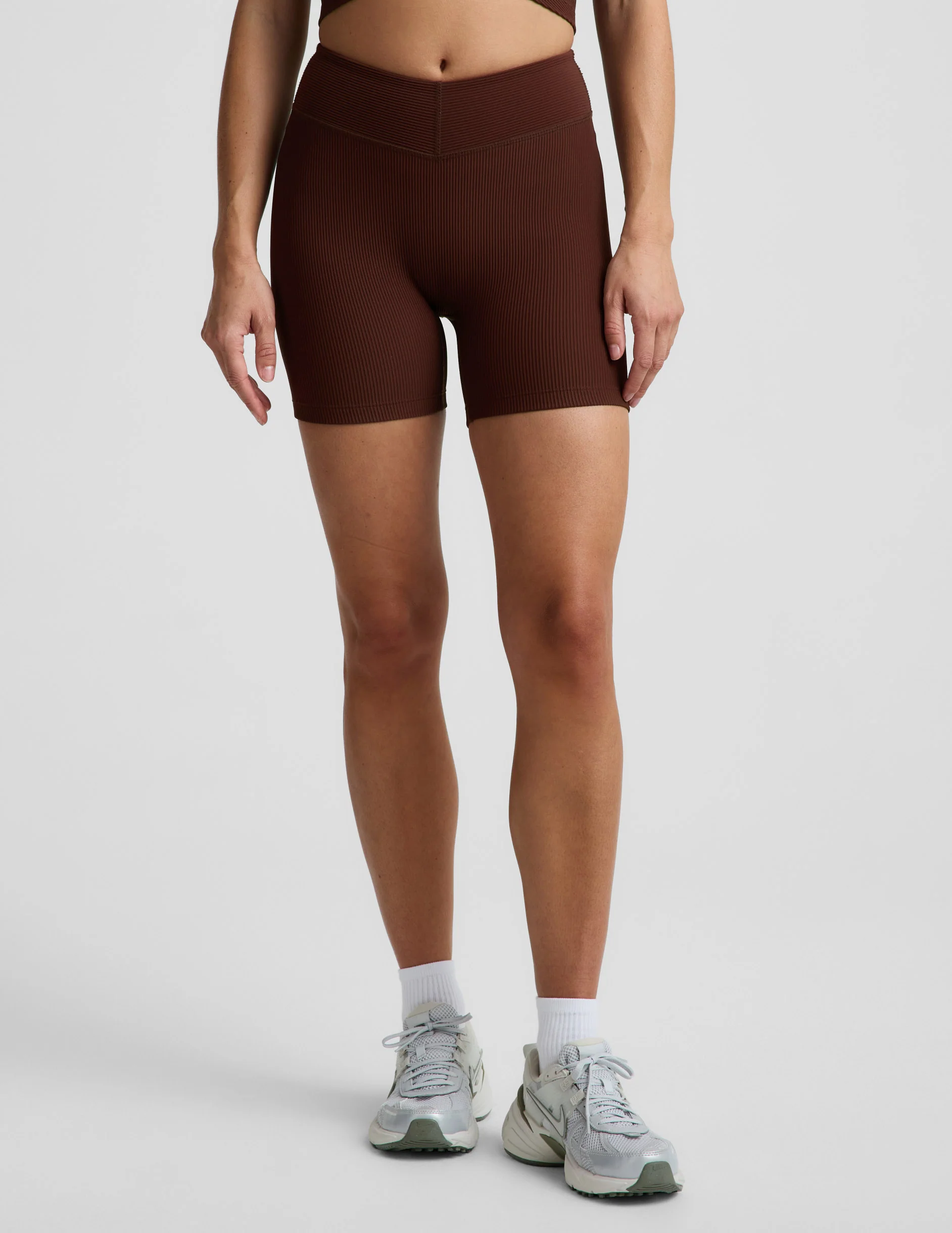 Impulse Ribbed V-Waist 5" Biker Short - Image 2