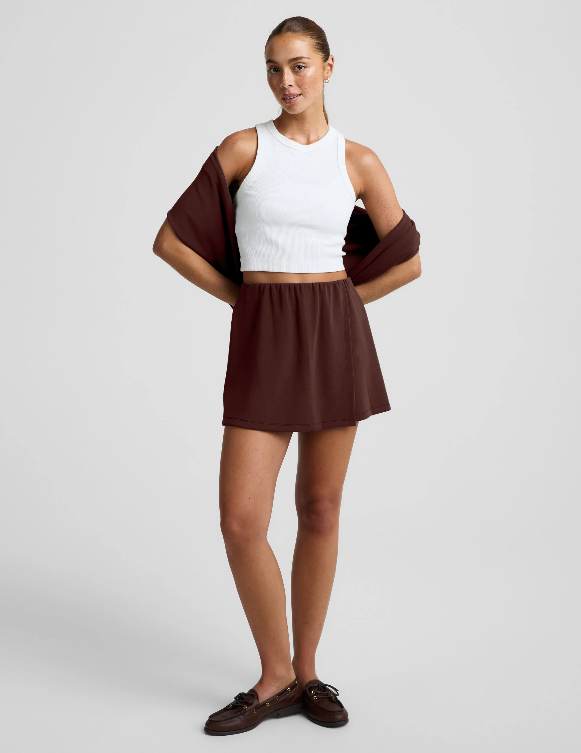 Luxe Sandwash Skort