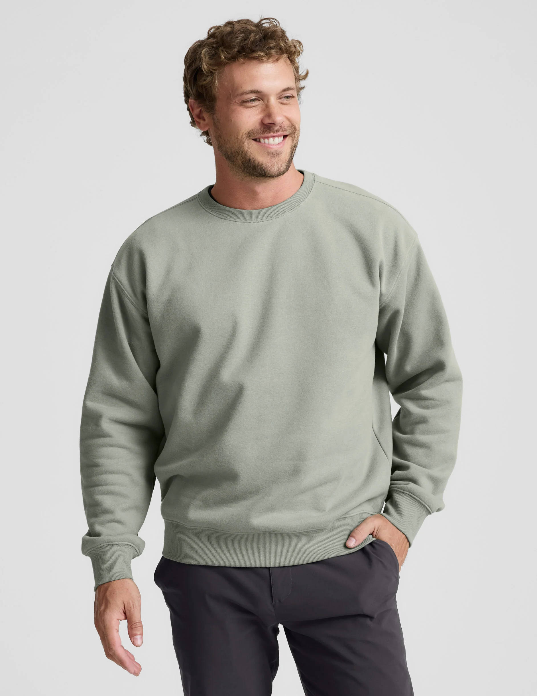 LuxeFleece™ Men's Crewneck Pullover