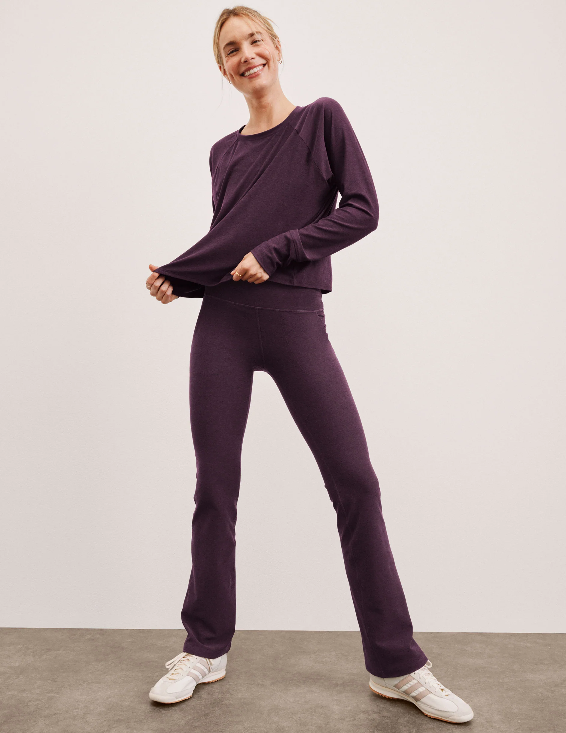 Spacedye™ High Waisted Practice Pocket Bootcut Pant 31"