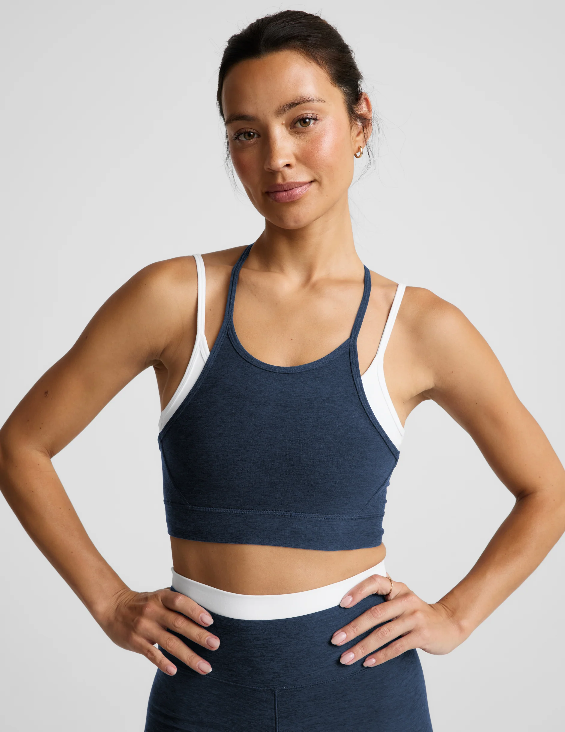 Spacedye™ Layered Long Line Bra