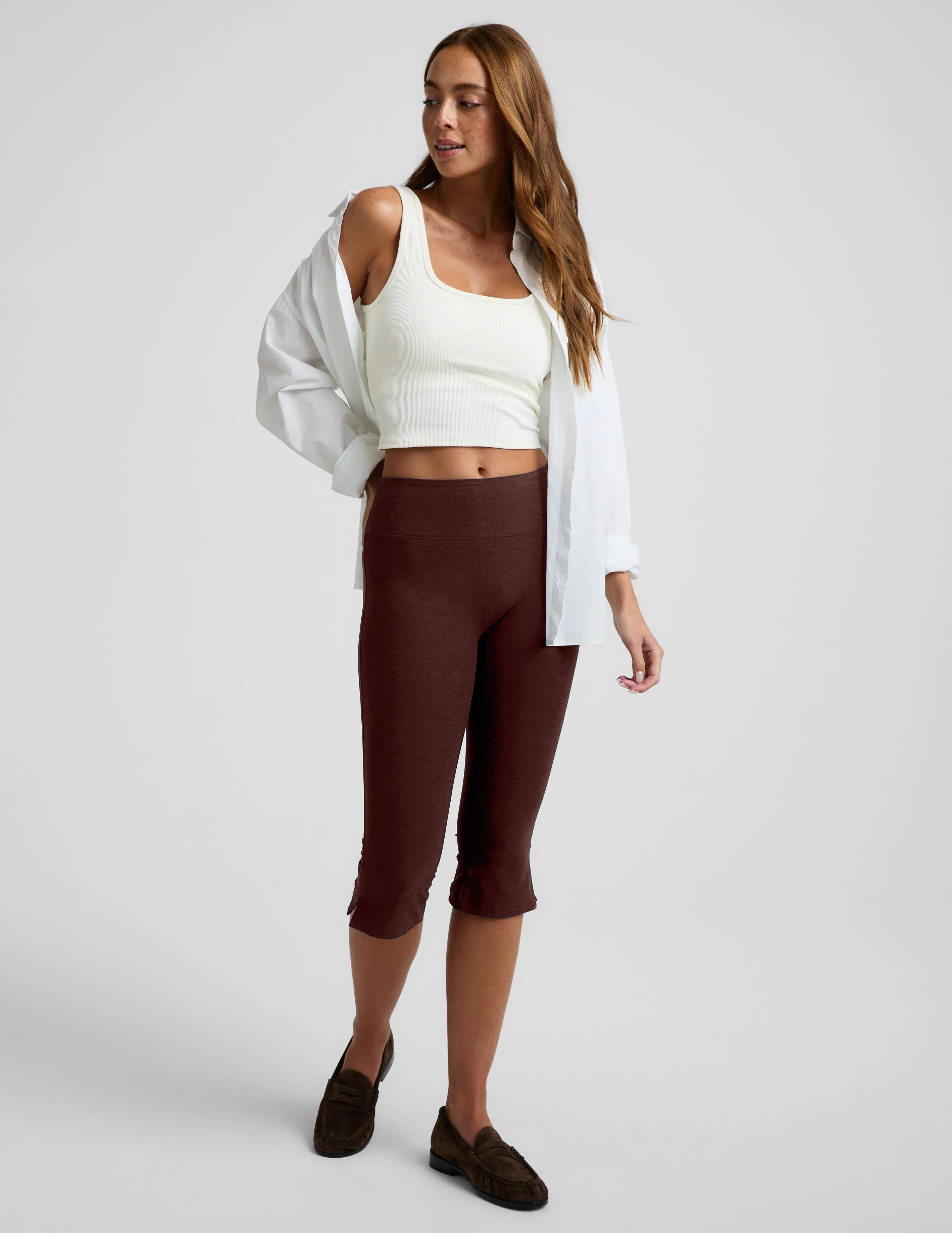 Spacedye™ Mid-Rise Slit Pedal Pusher Legging - Image 4