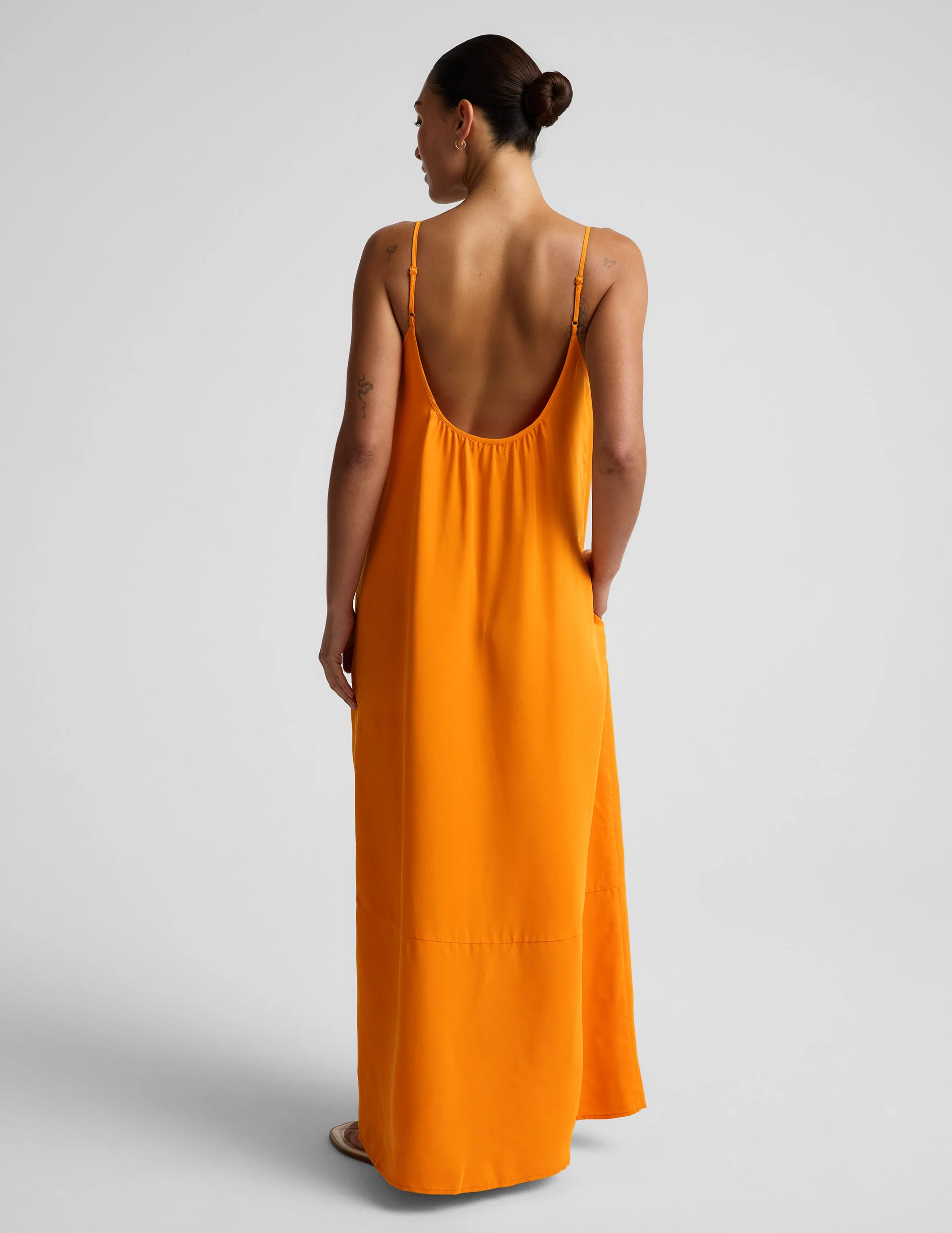 Sunkissed Cupro Maxi Dress - Image 2